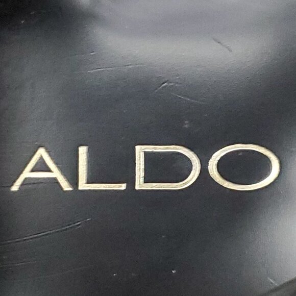 ❤️366 Aldo Zeanna Split Toe Casual Black Gladiator Sandal - Picture 11 of 14